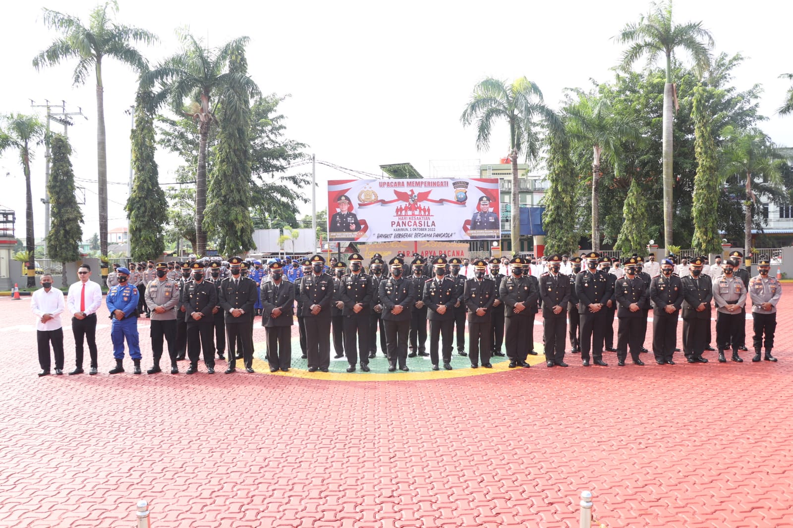 Polres Karimun Gelar Upacara Hari Kesaktian Pancasila