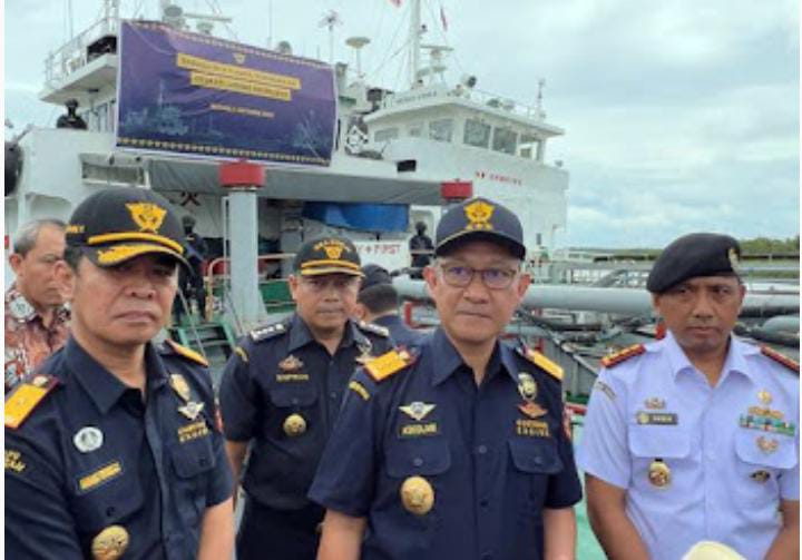 Bea Cukai Tangkap Kapal Pengangkut BBM Ilegal,Lewat Operasi Laut Terpadu Jaring Sriwijaya