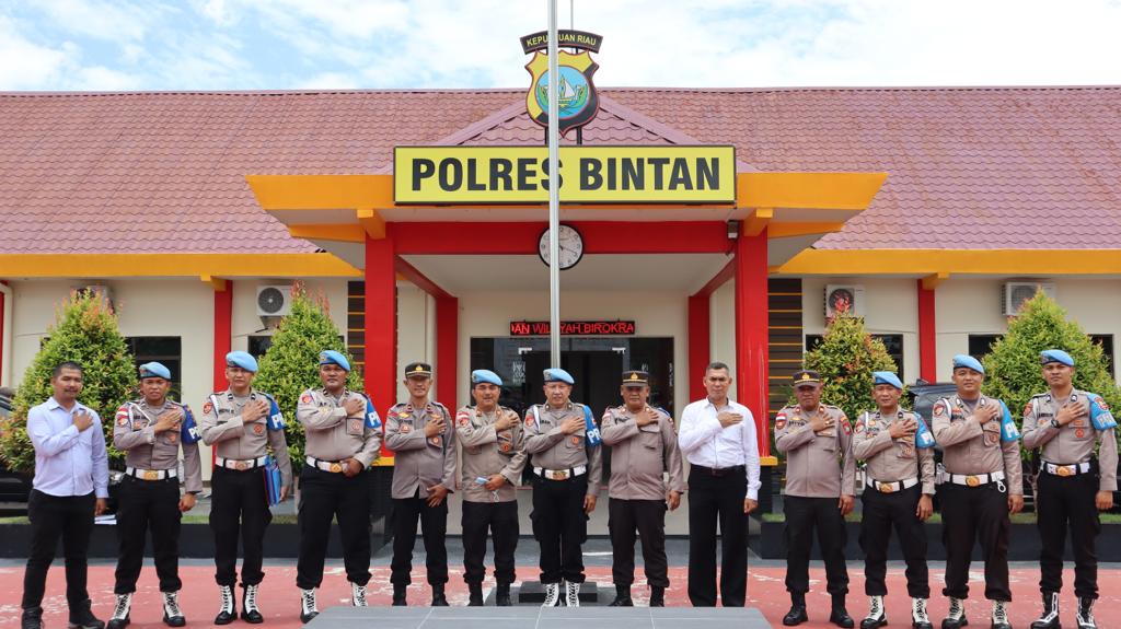 Tim Divisi Propam Mabes Polri Laksanakan Supervisi di Polres Bintan