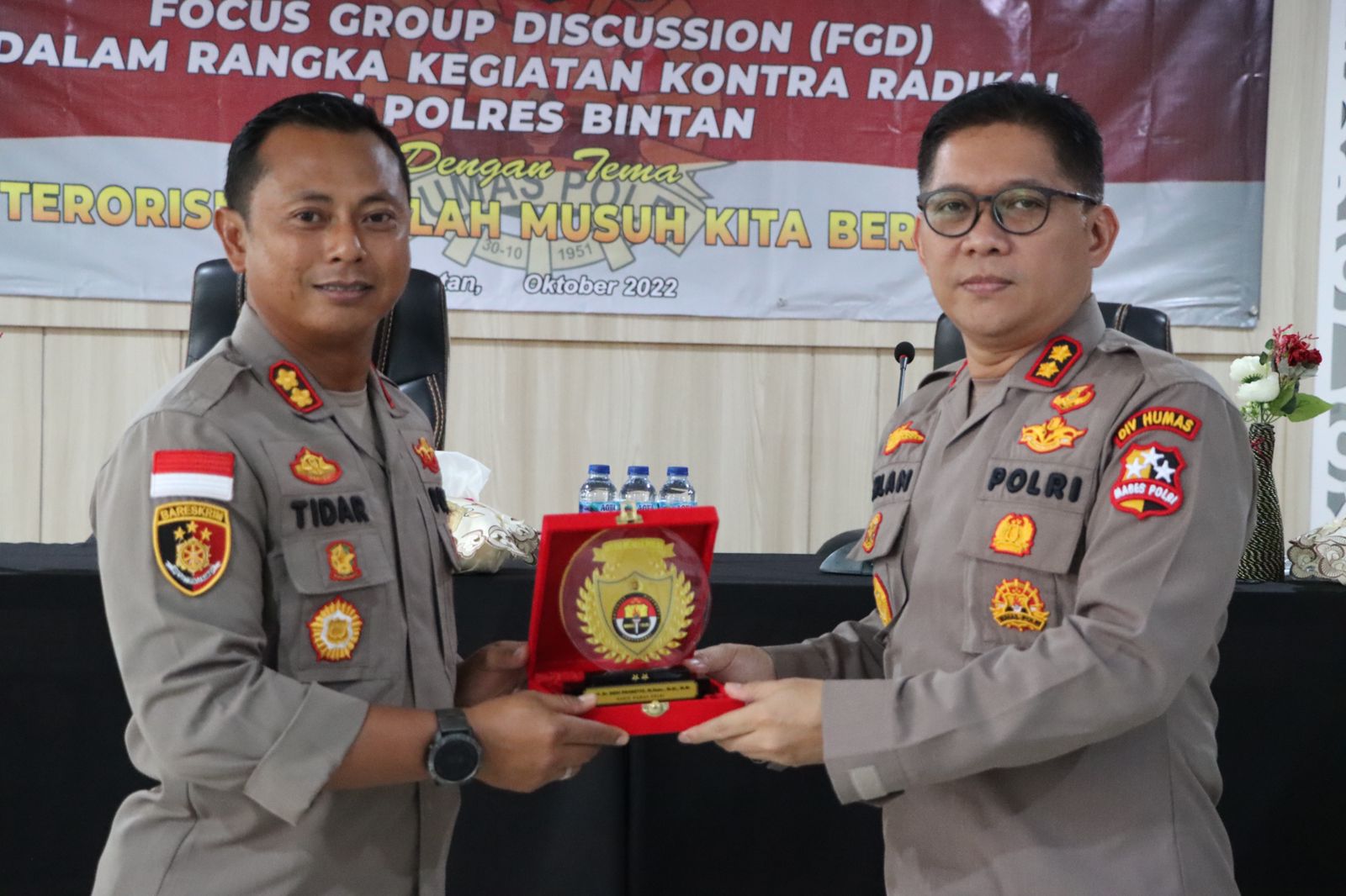 Kapolres Bintan Dampingi Tim Divisi Humas Polri, Laksanakan Focus Group Discussion (FGD) Cegah Paham Radikalisme