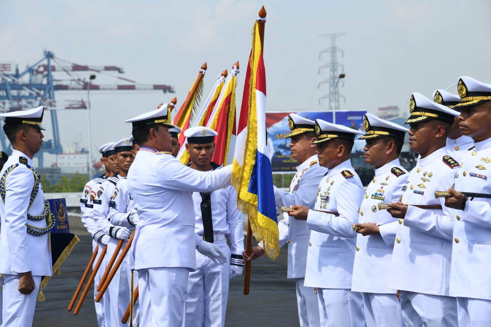 Lantamal IV Gelar Upacara HUT TNI AL KE-77 tahun 2022