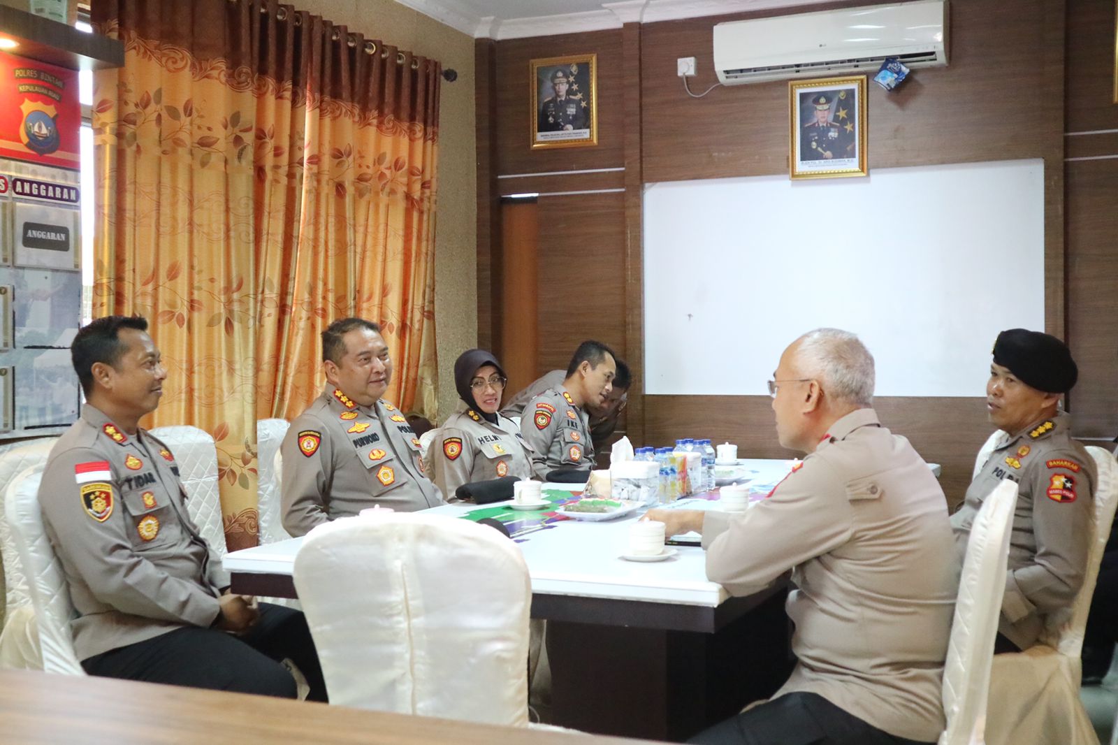 Polres Bintan Terima Kunjungan Supervisi dan Asistensi Korps Sabhara Baharkam Polri