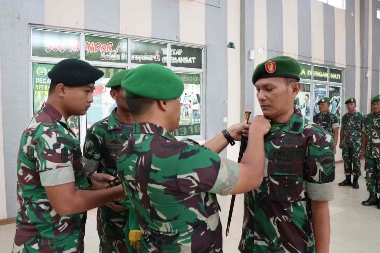 Dandim 0316 Batam Pimpin Laporan Korps Kenaikan Pangkat BA/TA Tahun 2023