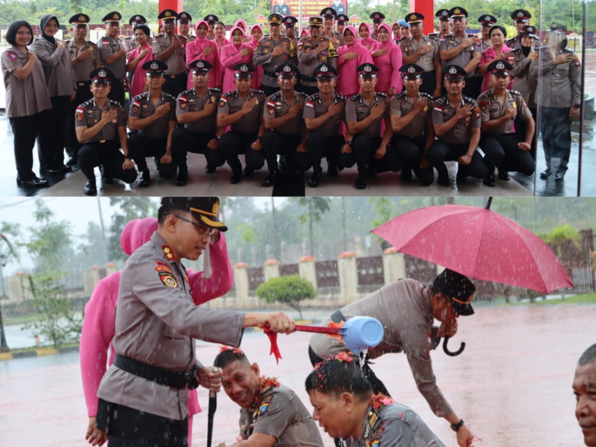 Kapolres Bintan Lantik 31 Personel Yang Naik Pangkat