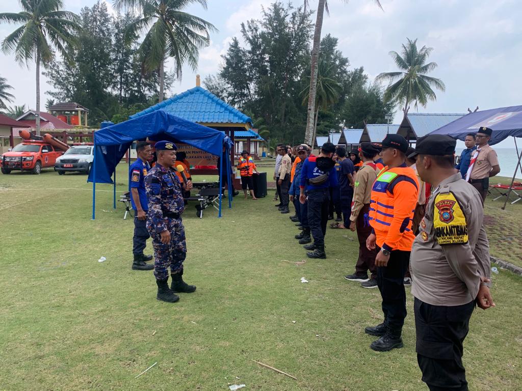 Polres Bintan Turunkan Personil Dalam Simulasi Penyelamatan Korban di Laut