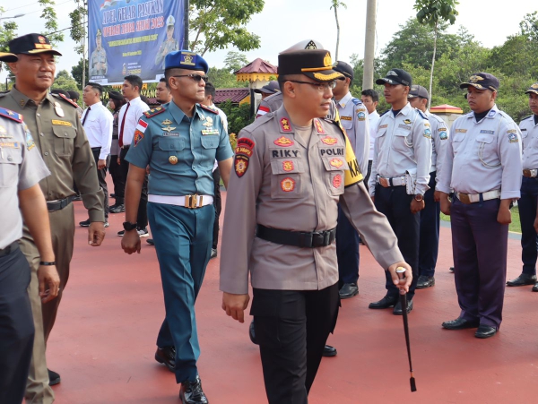 Resmikan Operasi Zebra Seligi 2023, Kapolres Bintan Pimpin Apel Gelar Pasukan