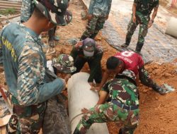 Gorong-gorong 40 Sentimeter Jadi Penopang Jalan, Satgas TMMD 130 Kebut Pekerjaan di Mangsang Maju
