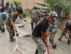 Dengan Hati yang Ikhlas, Satgas TMMD ke-130 Terus Berjuang Membangun Jalan Mangsang Maju