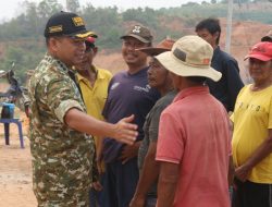 Dandim 0316/Batam Tinjau Lokasi TMMD 130, Pastikan Progres Pembangunan di Mangsang Maju Berjalan Sesuai Target