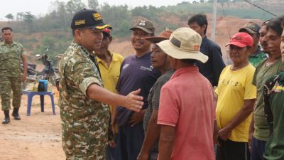 Dandim 0316/Batam Tinjau Lokasi TMMD 130, Pastikan Progres Pembangunan di Mangsang Maju Berjalan Sesuai Target